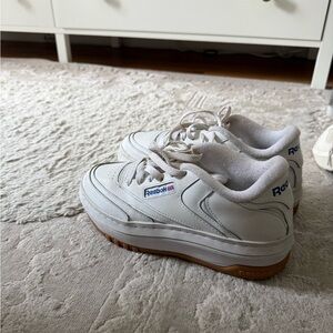 Reebok Women’s  White and Gum Sneakers